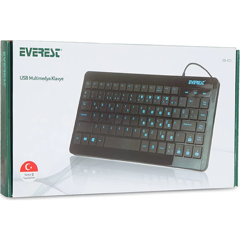 Everest Kb-410 Siyah Usb Q Mini Klavye - 4