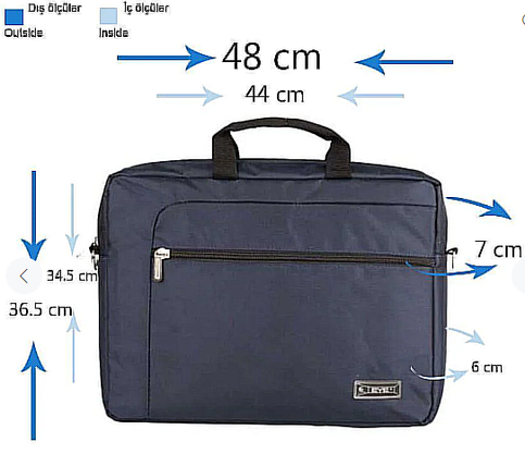 Eye 572 Notebook Çantası 18 İnç Lacivert - 2