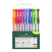 Faber-Castell 1425 Tükenmez Kalem 0.7 Karışık 10Lu (142557) - Faber Castell