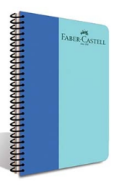 Faber-Castell Bicolor Spiralli Defter A4 Kareli 160 Yaprak (000140) - 1