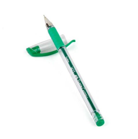 Faber-Castell 1425 İğne Uçlu Tükenmez Kalem 0.7 Yeşil (142504) - 1