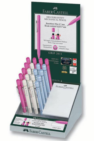 FABER-CASTELL 2011 GRİP VERSATİL KALEM 07 RENKLİ 20Lİ STAND (131222) - 1