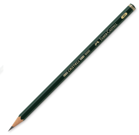 FABER-CASTELL 9000 DERECELİ KURŞUN KALEM 4H (119014) - 1