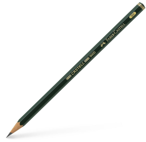 FABER-CASTELL 9000 DERECELİ KURŞUN KALEM 5H (119015) - 1