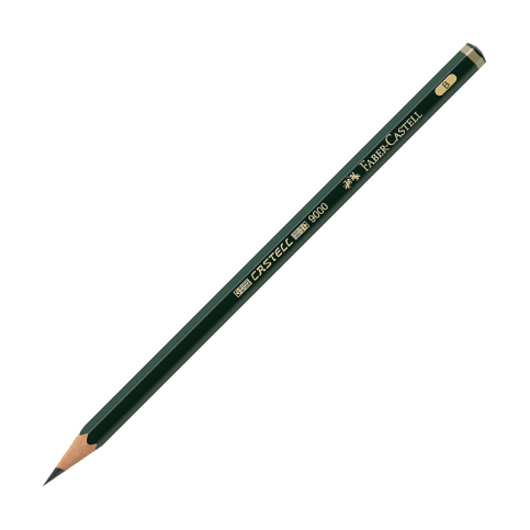 Faber-Castell 9000 Dereceli Kurşun Kalem B (119001) - 1