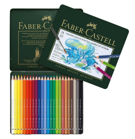 FABER-CASTELL ALBRECHT DÜRER AQUAREL KURU BOYA 24 RENK (5188117524) - 1