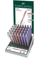 FABER-CASTELL APOLLO VERSATİL KALEM 05-07 PASTEL RENKLER 40LI STAND (232544) - FABER-CASTELL