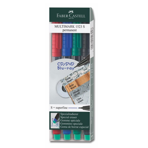 Faber-Castell Asetat-Cd Kalemi S 4 Renk (152304) - 1