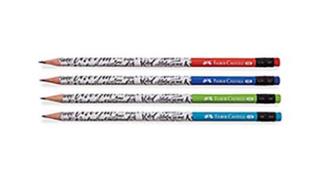 FABER-CASTELL CALİGRAPHY SİLGİLİ KURŞUN KALEM HB (5244119603) - 1