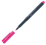 FABER-CASTELL ÇOK AMAÇLI MARKÖR NEON PEMBE (160828) - FABER-CASTELL