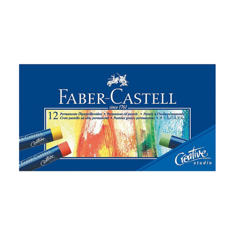 Faber-Castell Creative Yağlı Pastel Boya 12 Renk (127012) - 1