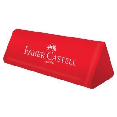 Faber-Castell Dust-Free Üçgen Kırmızı Okul Silgisi (187236) - 1