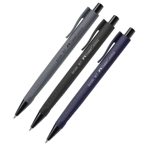 FABER-CASTELL ECON URBAN VERSATİL KALEM 05-07 KARIŞIK RENK 100LÜ STAND (135041) - 1