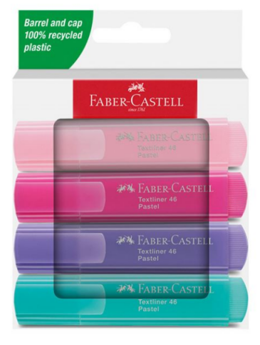 FABER-CASTELL FOSFORLU KALEM SETİ 46 PASTEL 4 RENK 2024 (5030254654) - 1