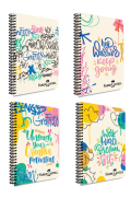 Faber-Castell Grafiti Spiralli Plastik Kapak Defter A4 Çizgili 100 Yaprak (000429) - FABER-CASTELL