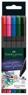 FABER-CASTELL GRİP FİNEPEN 0.4mm KEÇE UÇ KLASİK 5 RENK (151604) - FABER-CASTELL