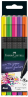 FABER-CASTELL GRİP FİNEPEN 0.4mm KEÇE UÇ NEON 5 RENK (151603) - FABER-CASTELL