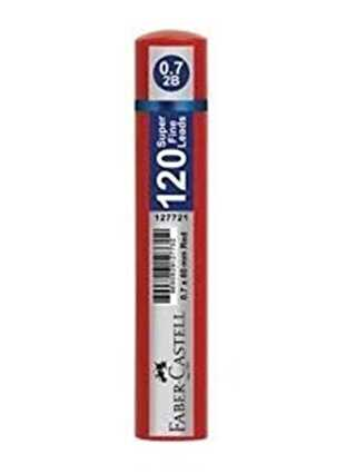 Faber-Castell Grip Kalem Ucu 0.7 2B 60Mm Bordo (127731) - 1