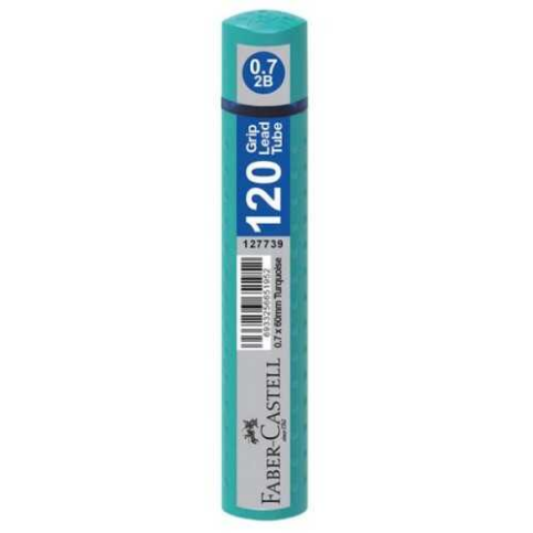 Faber-Castell Grip Kalem Ucu 0.7 2B 60Mm Turkuaz (127739) - 1