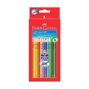 Faber-Castell Grip Kuru Boya 12 Renk Karton Kutu (112412) - 1