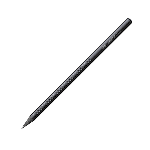 Faber-Castell Grip Üçgen Kurşun Kalem Hb Siyah 12Li (118370) - 1