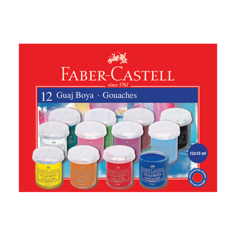 Faber-Castell Guaj Boya 12 Renk (160401) - 1