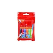 Faber-Castell Jumbo 42 Neon Keçeli Kalem 6 Renk (454207) - FABER CASTELL