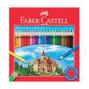 Faber-Castell Kuru Boya Tam Boy 24 Renk Karton Kutulu (116324) - 1