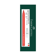 Faber-Castell 45 Keçeli Kalem Kırmızı 10Lu (155003) - FABER CASTELL