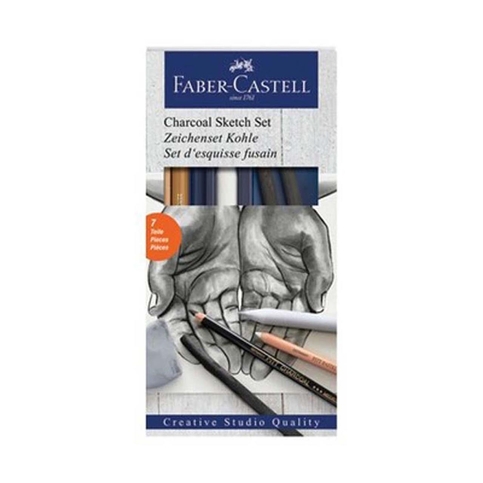 Faber-Castell Kömür Sketch Çizim Kalemi Seti (114002) - 1