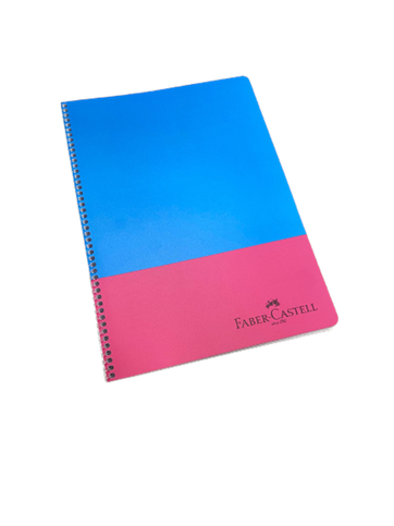 Faber-Castell Neon Spiralli Defter A4 Çizgili 80 Yaprak (000321) - 1