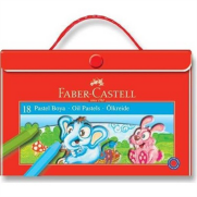 Faber-Castell Pastel Boya 18 Renk Karton Çanta (5282000001) - FABER-CASTELL