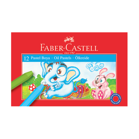 Faber-Castell Redline Pastel Boya 12 Renk Karton Kutu (125312) - 1