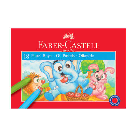 Faber-Castell Redline Pastel Boya 18 Renk Karton Kutu (125318) - 1