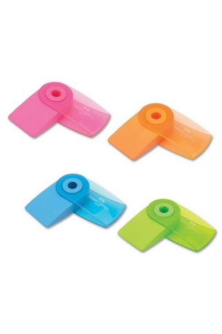 Faber-Castell Sleeve Mini Neon Şekilli Silgi (182460) - 1