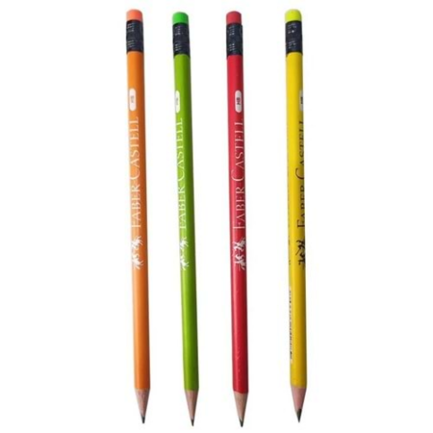 Faber-Castell Şövalye Silgili Kurşun Kalem Hb (5244000045) - 1