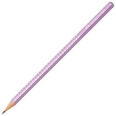 Faber-Castell Sparkle Üçgen Kurşun Kalem Metalik Purple (118263) - 1