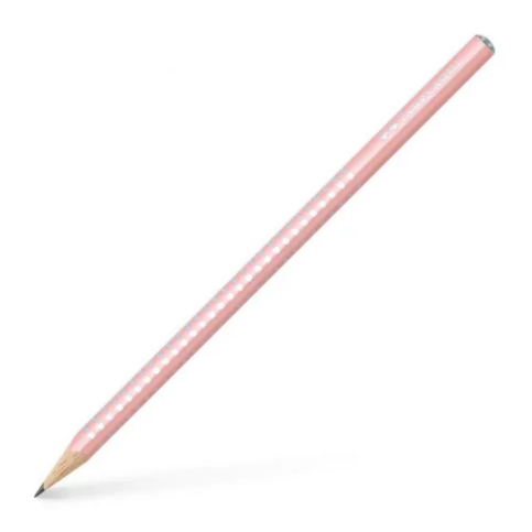 Faber-Castell Sparkle Üçgen Kurşun Kalem Metalik Rose (118261) - 1