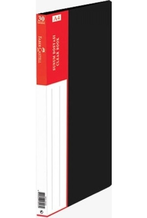 Faber-Castell Sunum Dosyası A4 Siyah 30Lu (130101) - 1