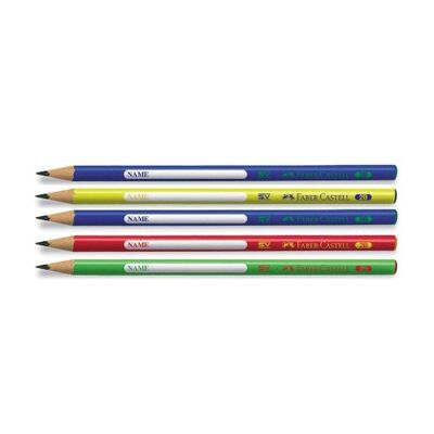 Faber-Castell Üçgen Mercanlı Kurşun Kalem 2B (5244321601) - 1