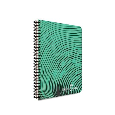 Faber-Castell Waves Spiralli Plastik Kapak Defter A4 Çizgili 100 Yaprak (000436) - 1