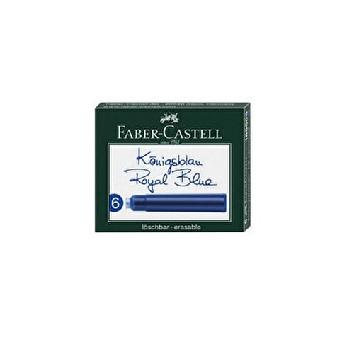 Faber-Castell Grip Dolma Kalem Kartuşu Mavi 6Lı (185506) - 1