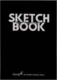 Fanart Academy Sert Kapak Sketch Book A5 96 Yaprak 80Gr Siyah (8692.A5) - 1