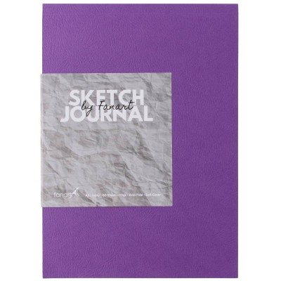 Fanart Academy Sketch Journal A5 60 Yaprak 110Gr Mor (8663.A5) - 1