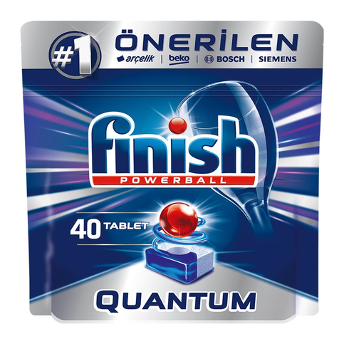 Finish Quantum Bulaşık Makinesi Tableti 40Lı - 1