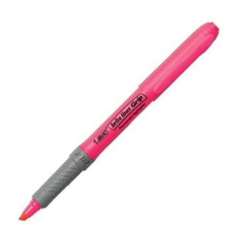 Bic Grip Fosforlu Kalem Pembe (811934) - 1