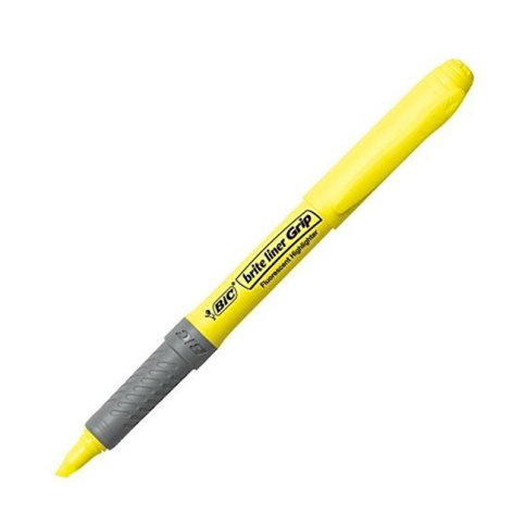 Bic Grip Fosforlu Kalem Sarı (811935) - 1