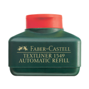 Faber-Castell Fosforlu Kalem Mürekkebi Kırmızı (154921) - FABER CASTELL