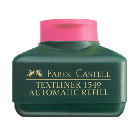 Faber-Castell Fosforlu Kalem Mürekkebi Pembe (154928) - 1