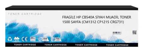 Fragile Hp Cb540A Siyah Muadil Toner 1500 Sayfa (Cm1312 Cp1215 Crg731) - 2